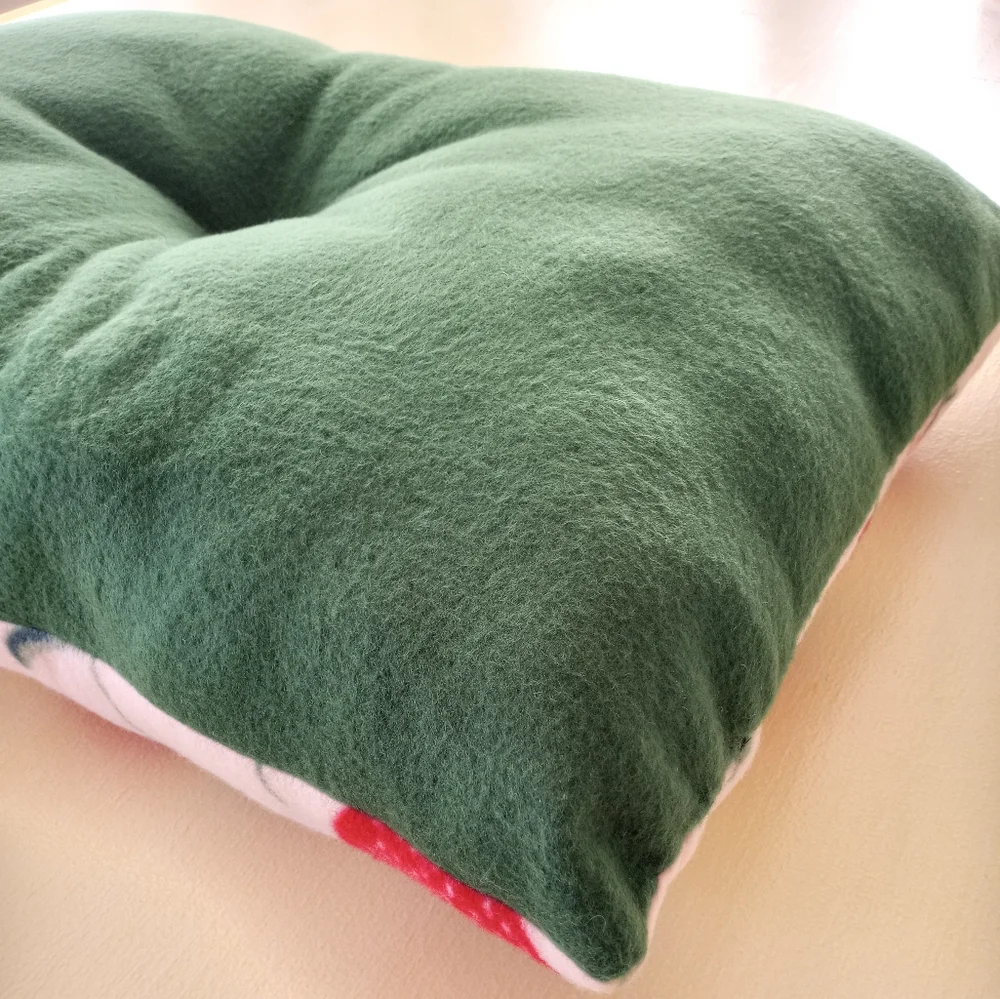 Plush Strawberry Cat Bed Dog Bed Pet Bed Handmade